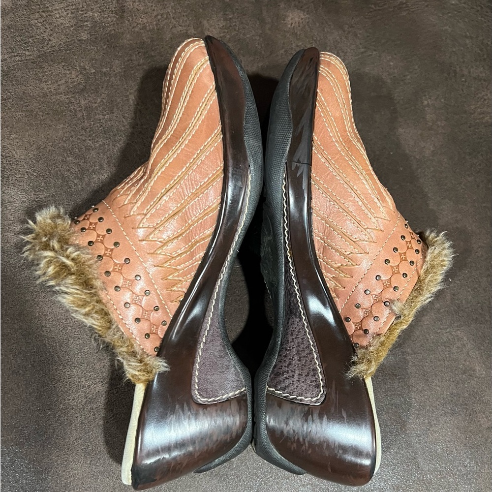 Jambu Sport Wedge Clogs with Faux Fur